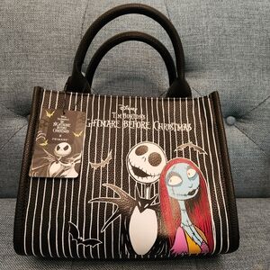 Disney Nightmare Before Christmas Black and White Tote By Primark